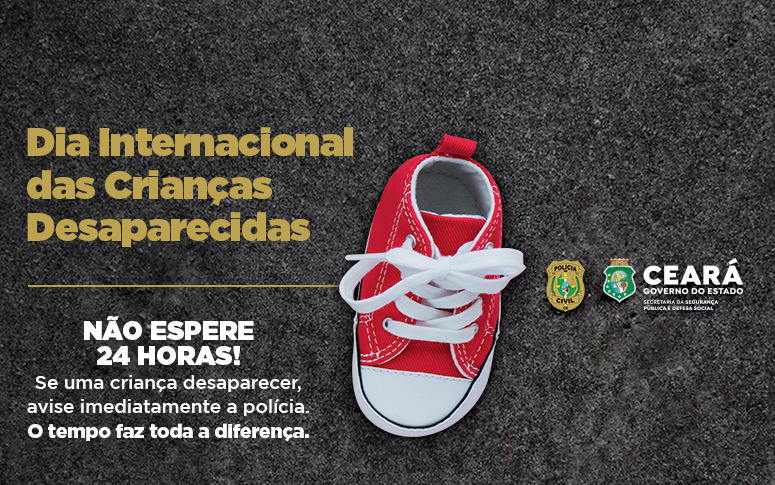 No Dia Internacional das Crianças Desaparecidas, Polícia Civil do Ceará localiza 56 crianças e adolescentes nos primeiros quatro meses de 2025
